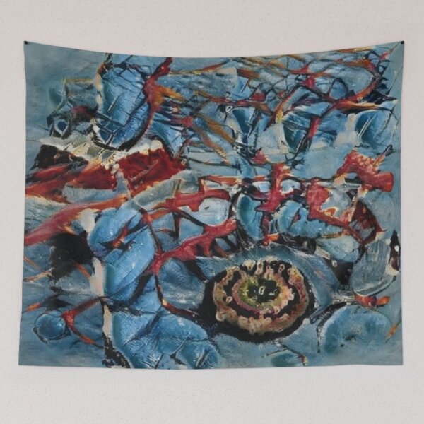 Item preview, Blue Dragon Abstract Art designed and sold by DiscoGypsyFish.