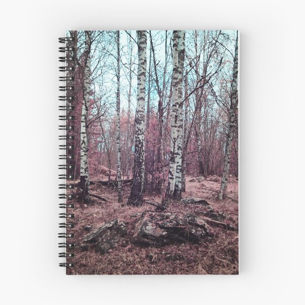 Item preview, Pink woods white birches designed and sold by Jouko Lehto Photography.
