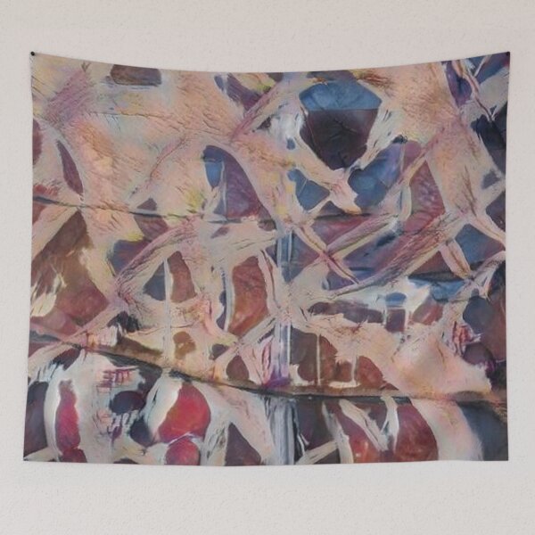 Item preview, Red Lemur Abstract Art designed and sold by DiscoGypsyFish.