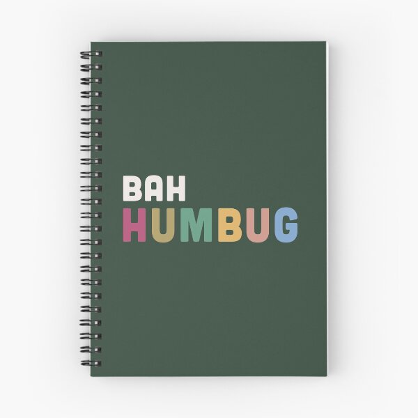 Item preview, Bah Humbug Christmas slogan designed and sold by BlockDashArt.