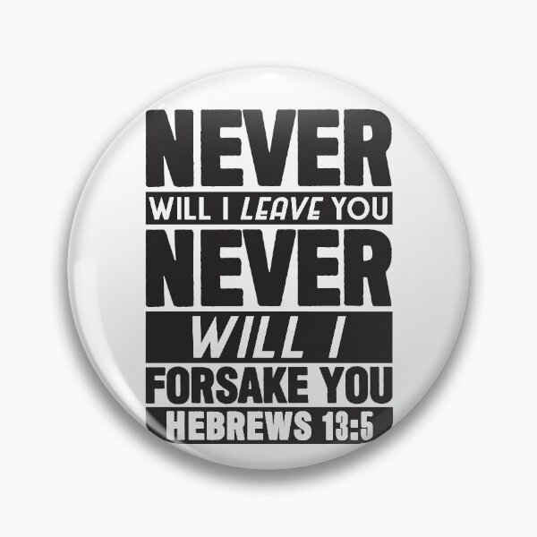 Item preview, Hebrews 13:5 designed and sold by plushism.
