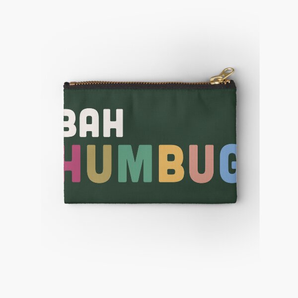 Item preview, Bah Humbug Christmas slogan designed and sold by BlockDashArt.