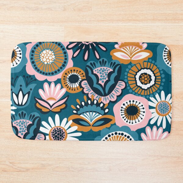 Item preview, Folk floral seamless pattern designed and sold by TeeFashionShop.