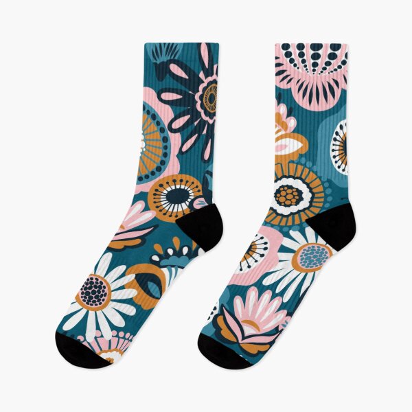 Item preview, Folk floral seamless pattern designed and sold by TeeFashionShop.