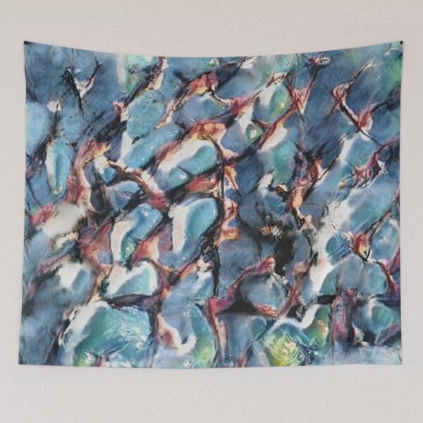 Item preview, Strong Swimmer Abstract Art designed and sold by DiscoGypsyFish.