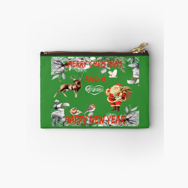 Item preview, Merry Christmas And A Happy New Year Retro Santa Claus designed and sold by MottoDigging.
