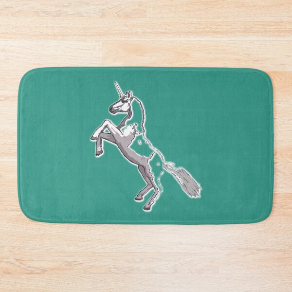 Item preview, Rearing Unicorn (Persian Green) designed and sold by JoanNinjaHen.