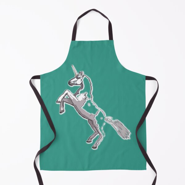 Item preview, Rearing Unicorn (Persian Green) designed and sold by JoanNinjaHen.