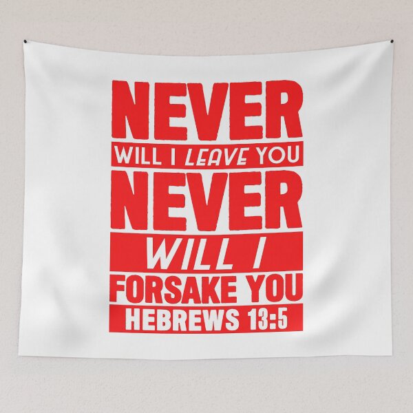 Item preview, Hebrews 13:5 designed and sold by plushism.
