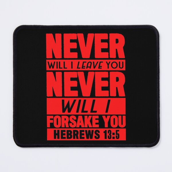 Item preview, Hebrews 13:5 designed and sold by plushism.
