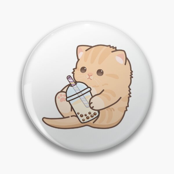 Item preview, Baby Kitten Loves Boba! designed and sold by SirBobalot.