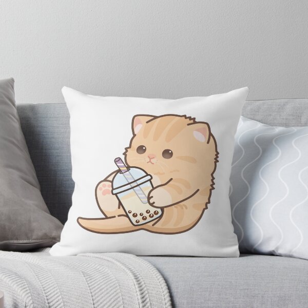 Item preview, Baby Kitten Loves Boba! designed and sold by SirBobalot.