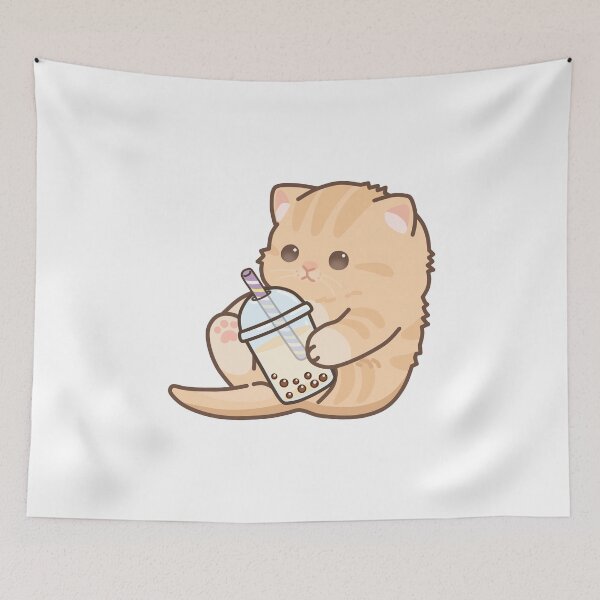 Item preview, Baby Kitten Loves Boba! designed and sold by SirBobalot.