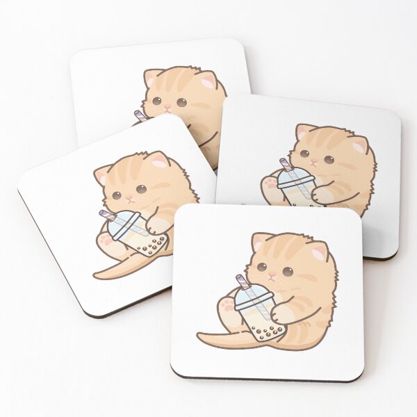 Item preview, Baby Kitten Loves Boba! designed and sold by SirBobalot.