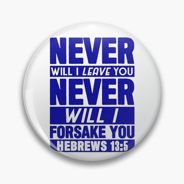 Item preview, Hebrews 13:5 designed and sold by plushism.