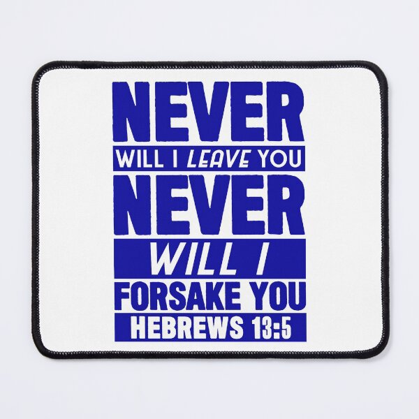 Item preview, Hebrews 13:5 designed and sold by plushism.