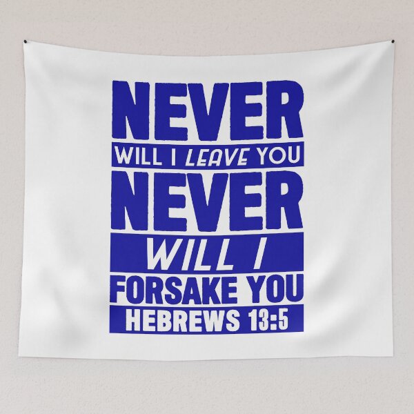 Item preview, Hebrews 13:5 designed and sold by plushism.