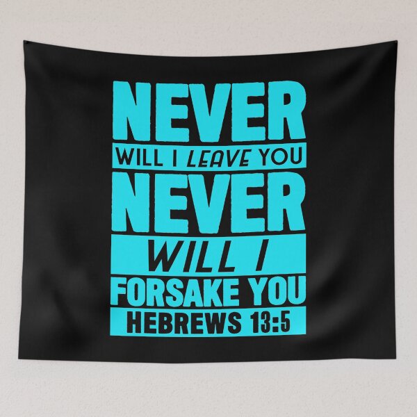 Item preview, Hebrews 13:5 designed and sold by plushism.