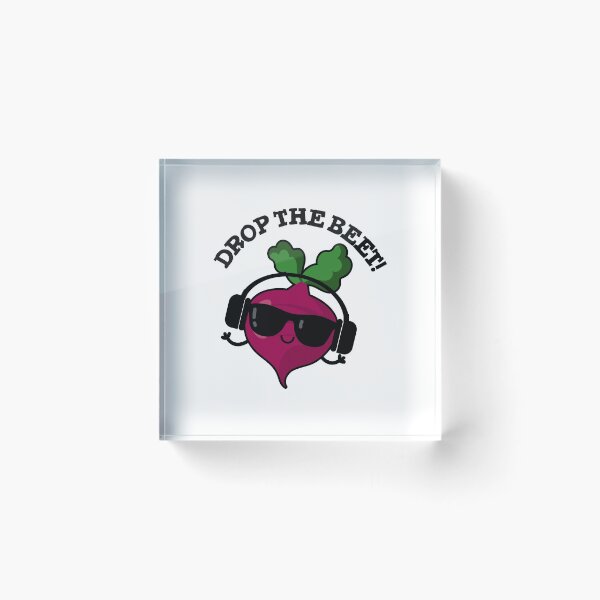 Item preview, Drop The Beet Funny Music Veggie Puns  designed and sold by punnybone.