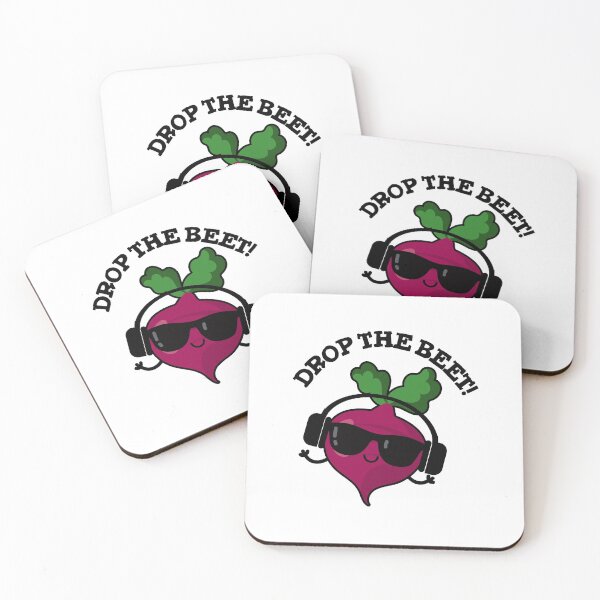 Item preview, Drop The Beet Funny Music Veggie Puns  designed and sold by punnybone.