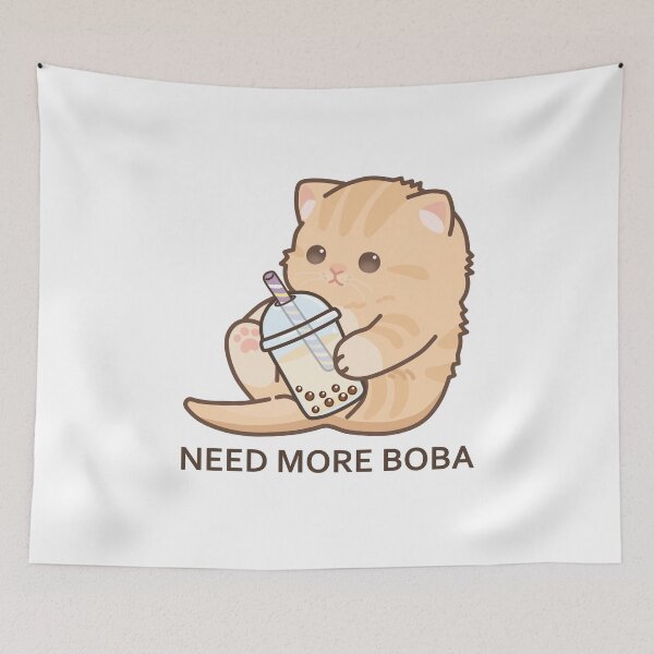 Item preview, Baby Kitten Needs More Boba! designed and sold by SirBobalot.