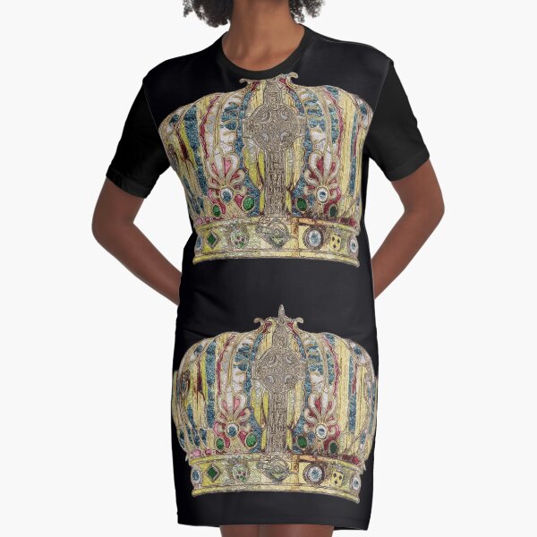 Emperors Crown bywhacky Graphic T-Shirt Dress