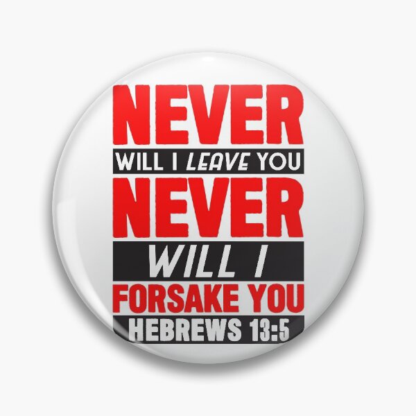 Item preview, Hebrews 13:5 designed and sold by plushism.