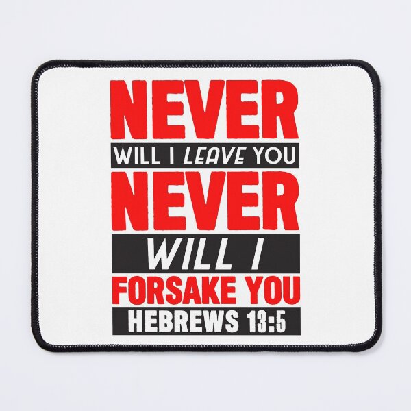 Item preview, Hebrews 13:5 designed and sold by plushism.