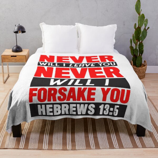 Item preview, Hebrews 13:5 designed and sold by plushism.