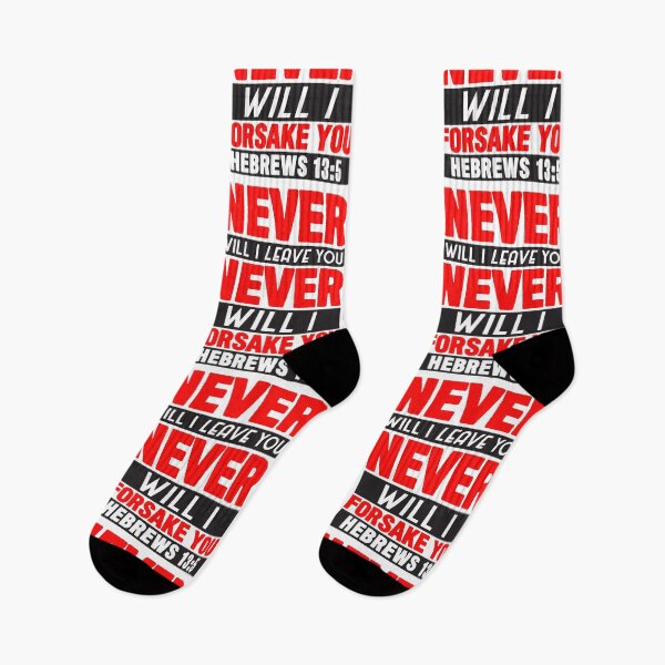 Item preview, Hebrews 13:5 designed and sold by plushism.