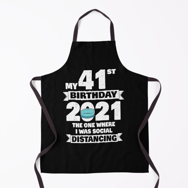 Item preview, My 41st Birthday 2021 The One Where I Was Social Distancing designed and sold by JenettaGrace.