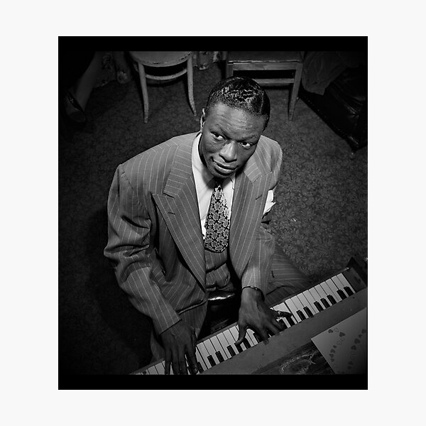 Nat King Cole Portrait Poster Photographic Print