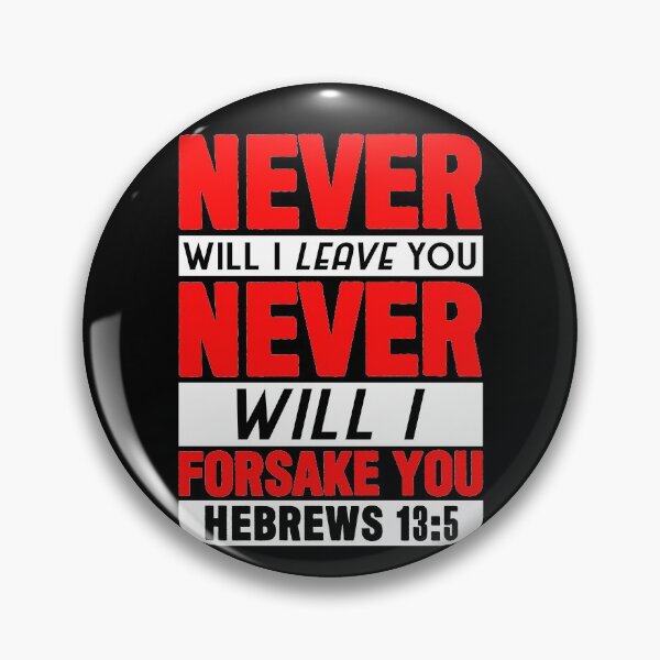 Item preview, Hebrews 13:5 designed and sold by plushism.