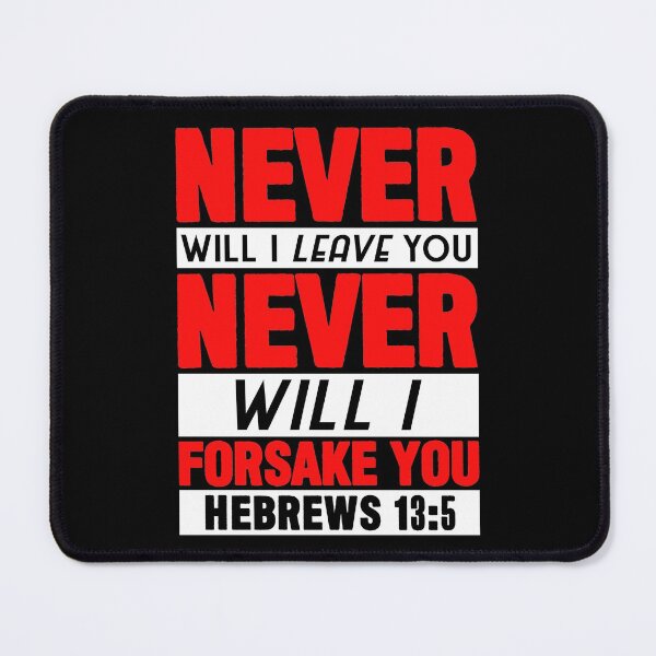 Item preview, Hebrews 13:5 designed and sold by plushism.