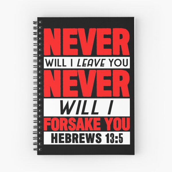Item preview, Hebrews 13:5 designed and sold by plushism.