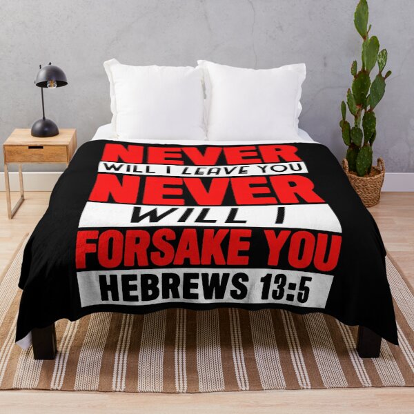 Item preview, Hebrews 13:5 designed and sold by plushism.