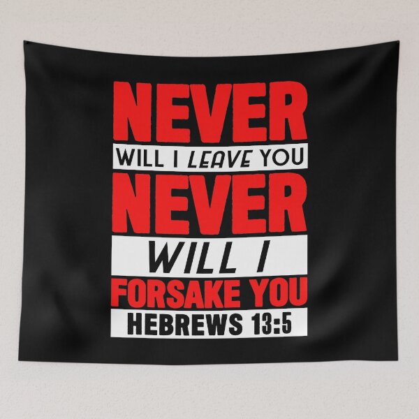 Item preview, Hebrews 13:5 designed and sold by plushism.