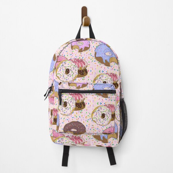 Item preview, Colorful Donuts and sprinkles on pink designed and sold by orangerinka.