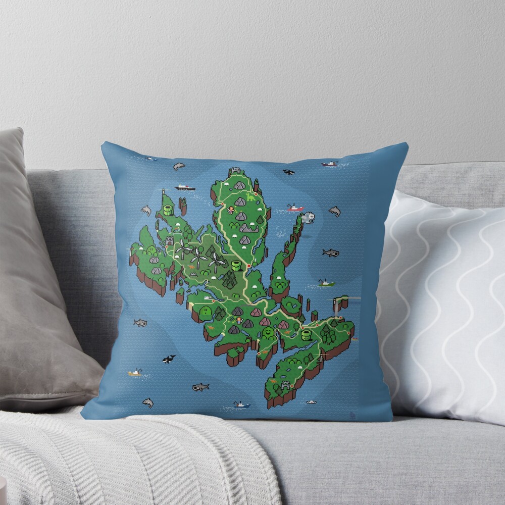 Item preview, Throw Pillow designed and sold by TheRandomFactor.