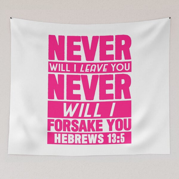 Item preview, Hebrews 13:5 designed and sold by plushism.
