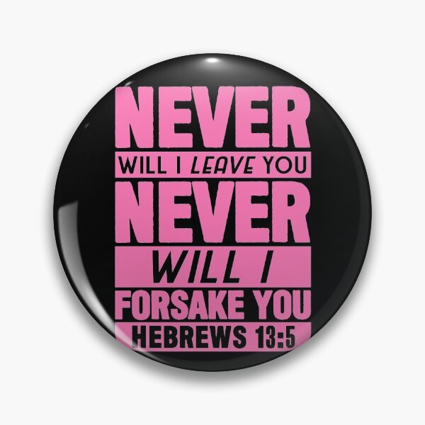 Item preview, Hebrews 13:5 designed and sold by plushism.