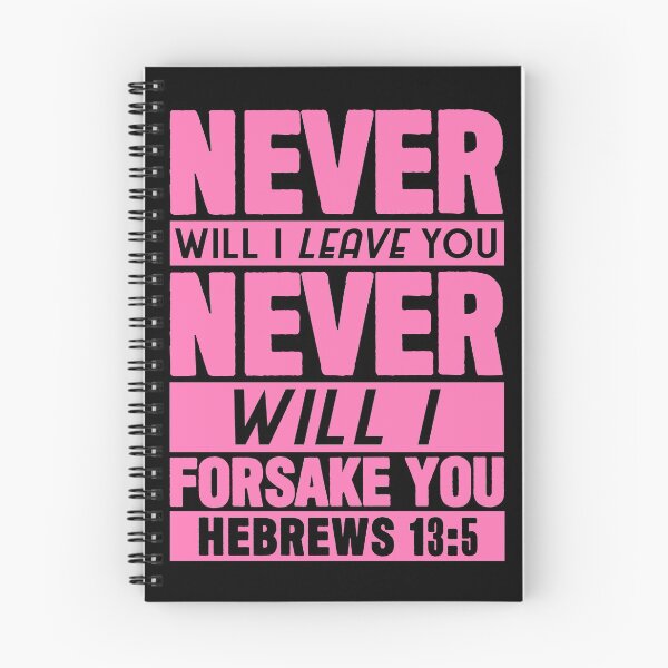 Item preview, Hebrews 13:5 designed and sold by plushism.