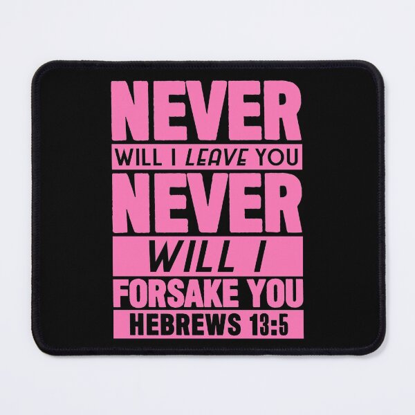 Item preview, Hebrews 13:5 designed and sold by plushism.