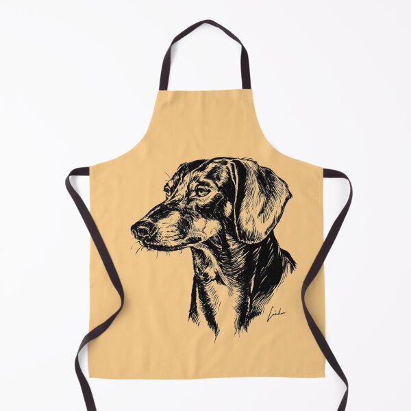 Item preview, Dachshund dog drawing designed and sold by SakalDesign.