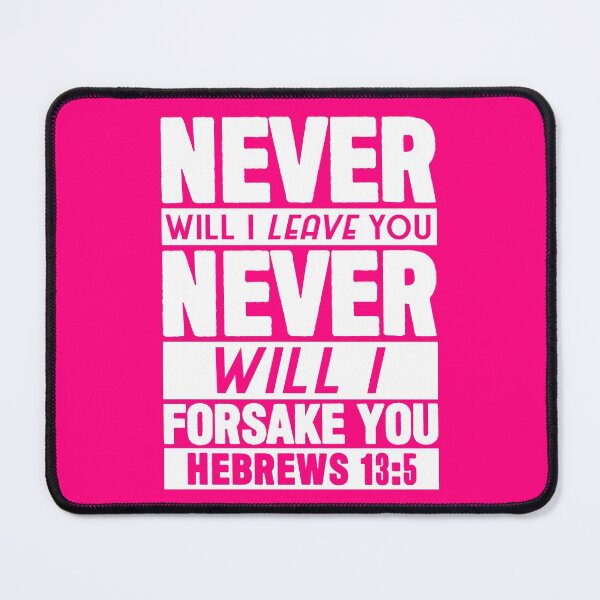 Item preview, Hebrews 13:5 designed and sold by plushism.