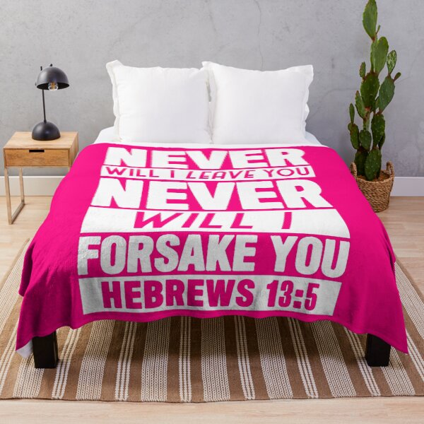 Item preview, Hebrews 13:5 designed and sold by plushism.