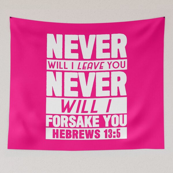 Item preview, Hebrews 13:5 designed and sold by plushism.