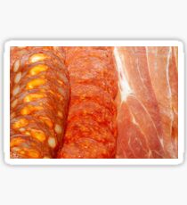 Chorizo Salami and Prosciutto Sticker