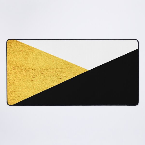 Item preview, Black and gold geometric collage on white background designed and sold by by-jwp.