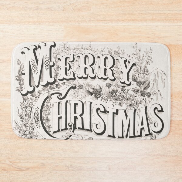 Item preview, Vintage Merry Christmas lithograph (1876) published by Currier & Ives designed and sold by Designedbysm.